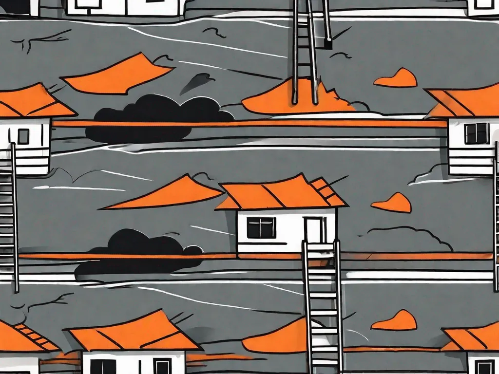 A well-maintained roof on a house