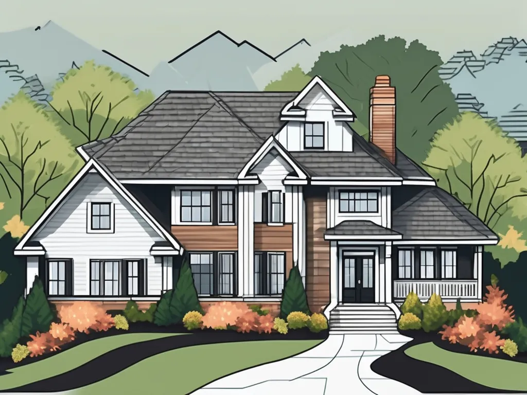 A picturesque new jersey home showcasing the top five roofing materials—such as asphalt shingles